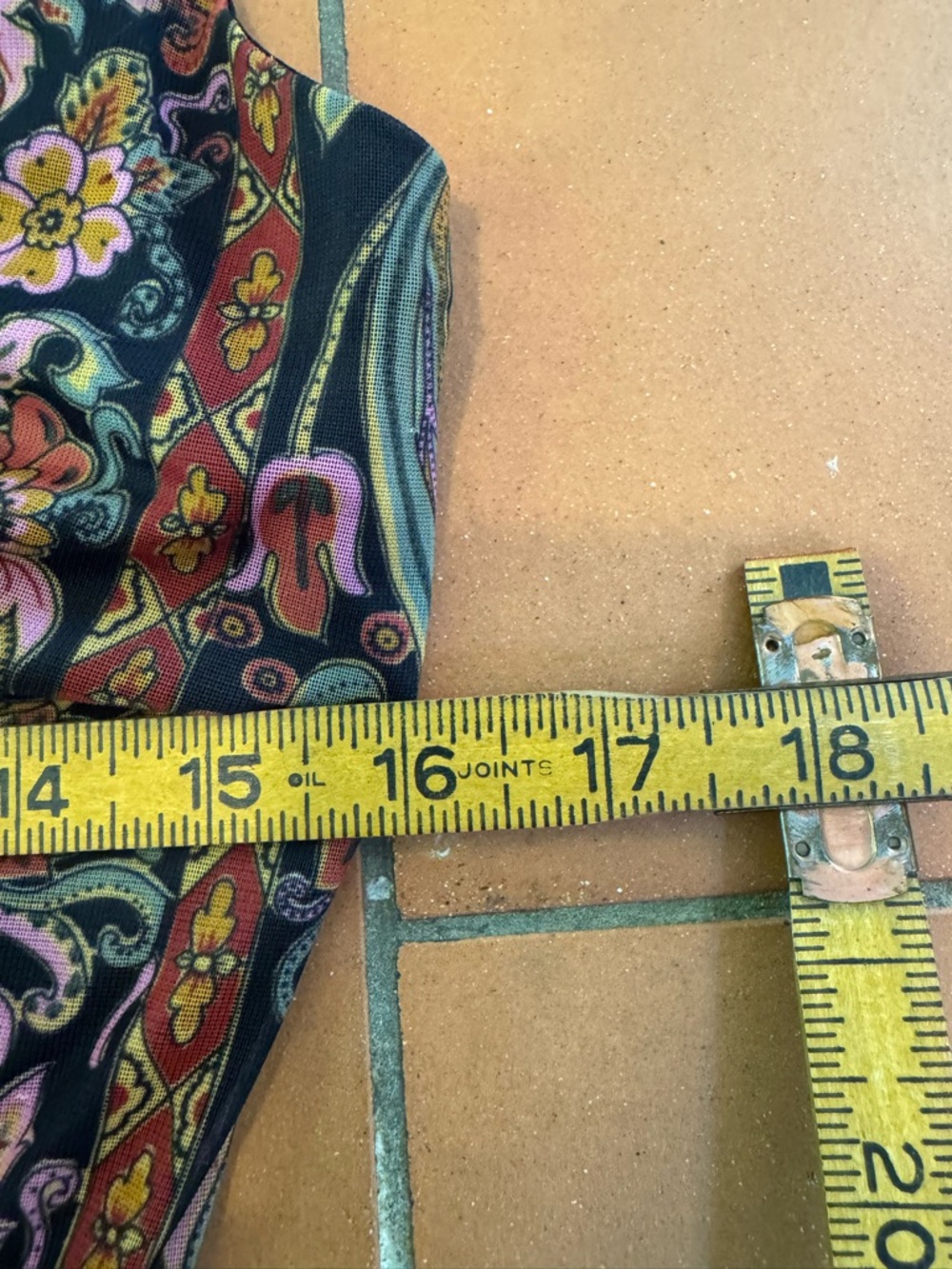 90s Vintage Paisley Maxi Dress Crisscross Back - Mesh  dress open strappy back - Picture 8 of 13